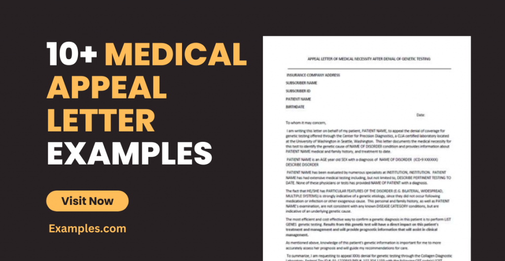 Medical Appeal Letter Examples