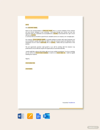 proposal letter for job opportunity template