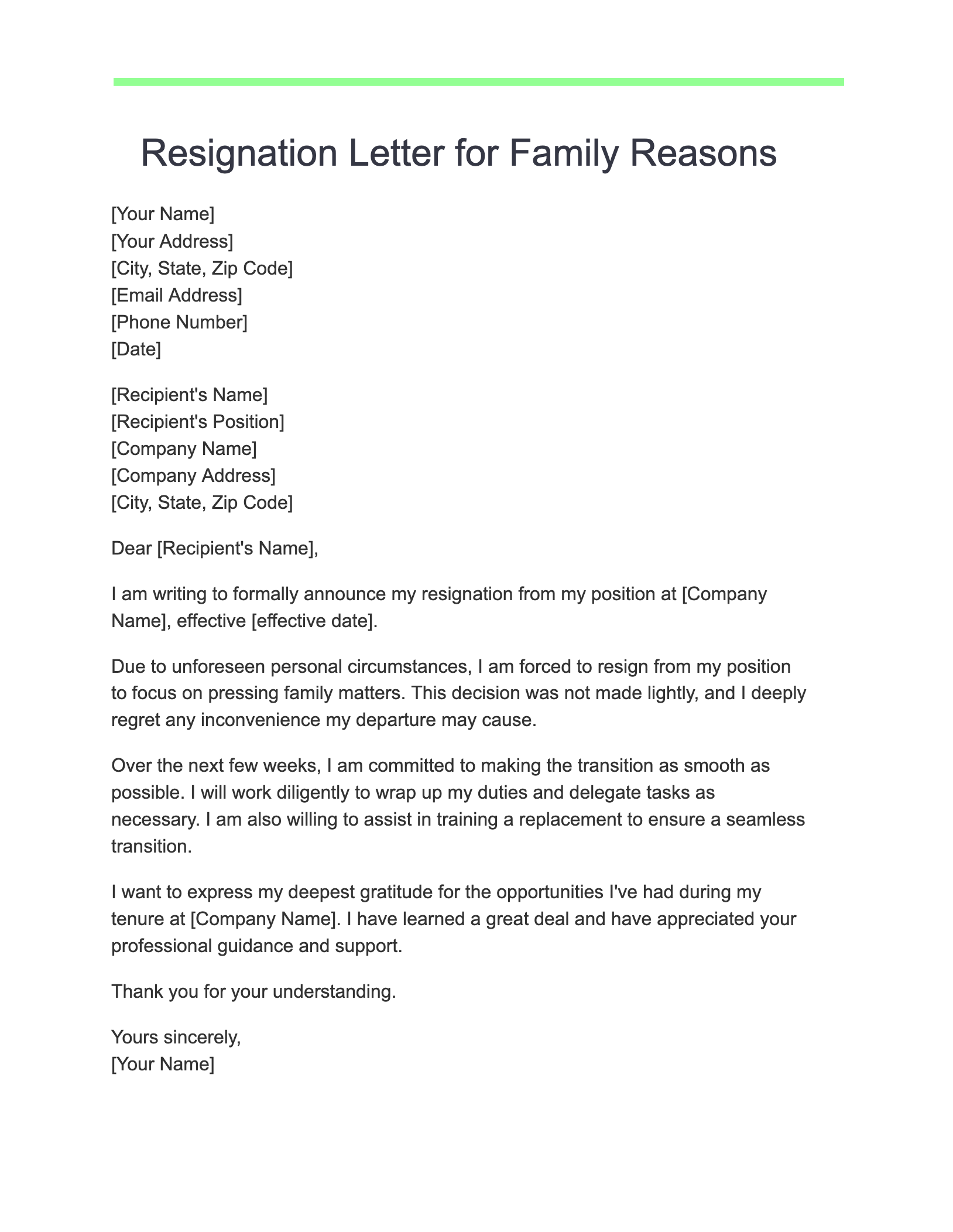 What Is the Resignation Letter?, Definition, How to Write, Examples ...