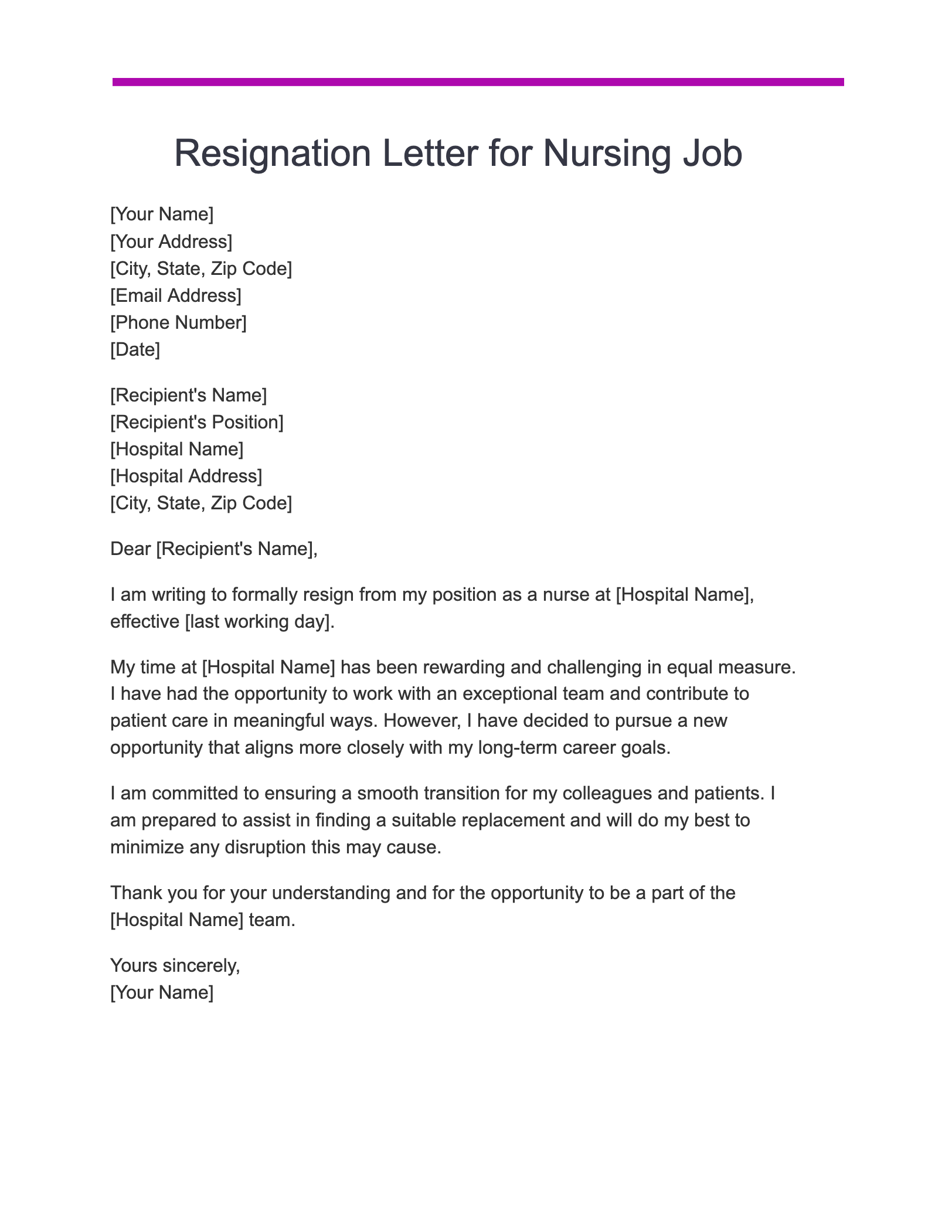 What Is the Resignation Letter?, Definition, How to Write, Examples ...