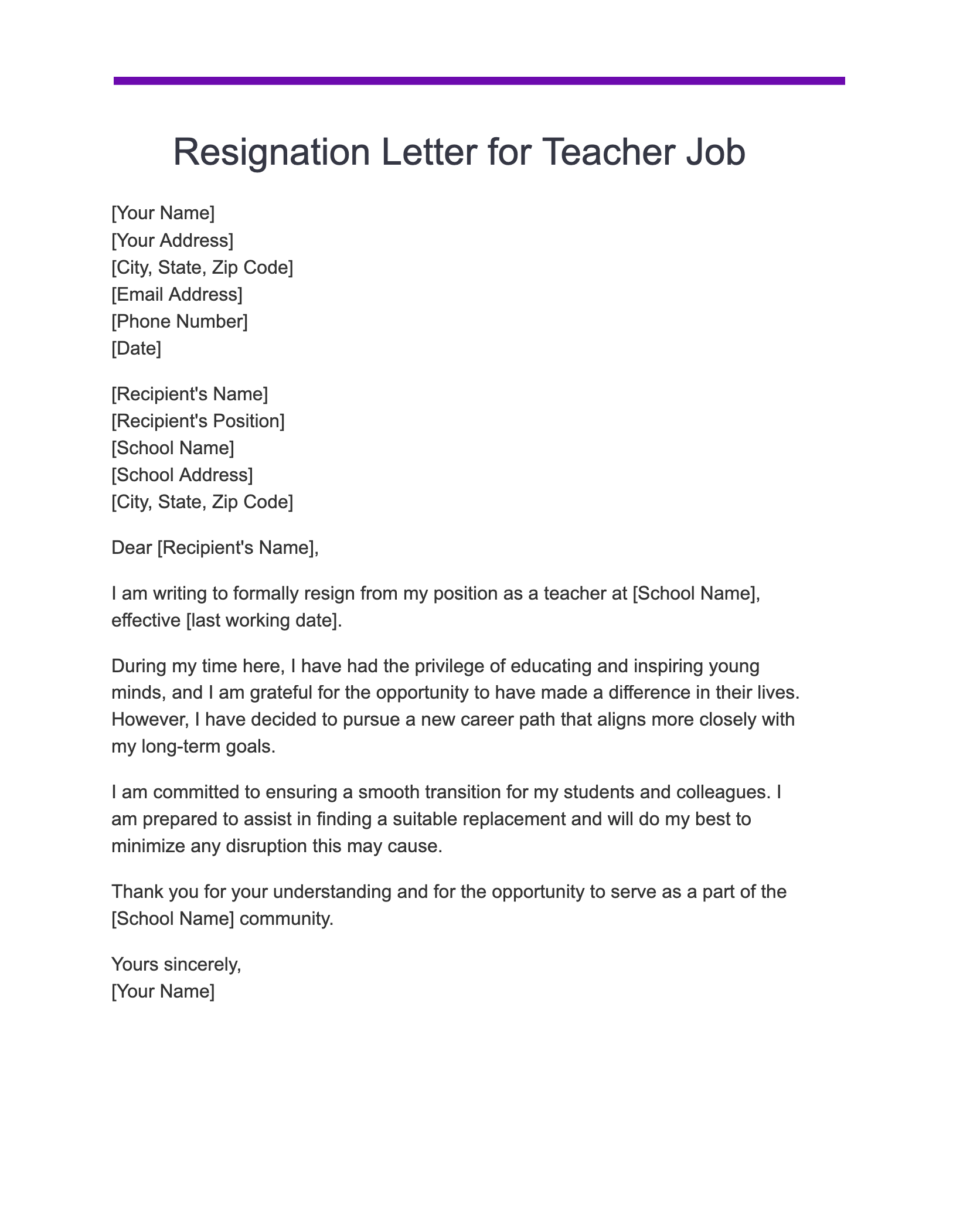 What Is the Resignation Letter?, Definition, How to Write, Examples ...