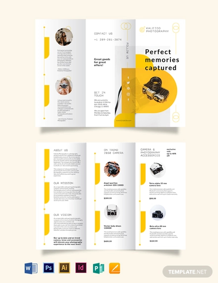 sales tri fold brochure template