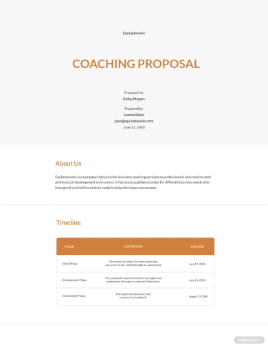 sample coaching proposal template