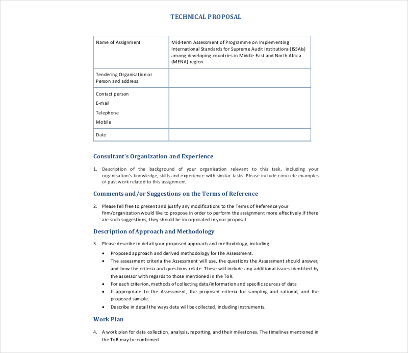 Technical Proposal Examples 16 In PDF MS Word Pages Google 