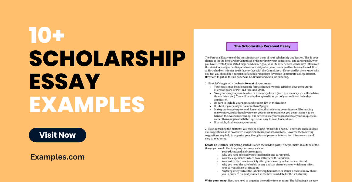 scholarship essay examples