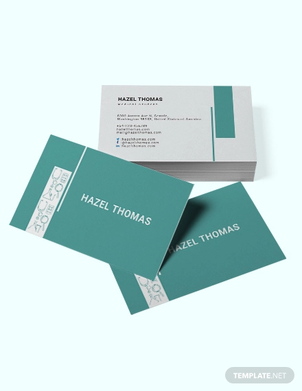 Student Business Card - 12+ Examples, Format, Pdf | Examples