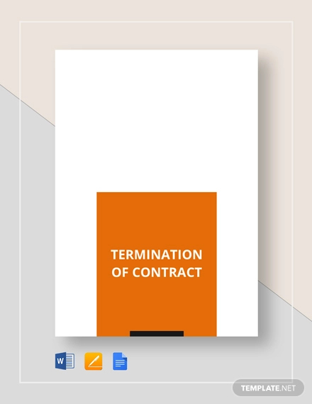 Termination contract