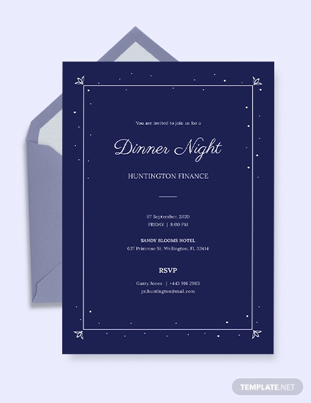 Dinner Party Invitation - 32+ Examples, Format, Pdf | Examples