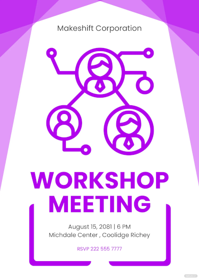 workshop meeting invitation template
