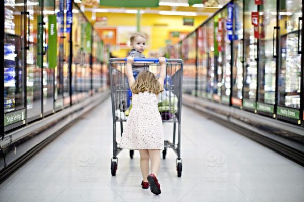 stock photo food childhood shopping girl shopping cart children grocery retail grocery shopping 11ce356b ccd2 4724 903e 70594baf138b e1517396137277