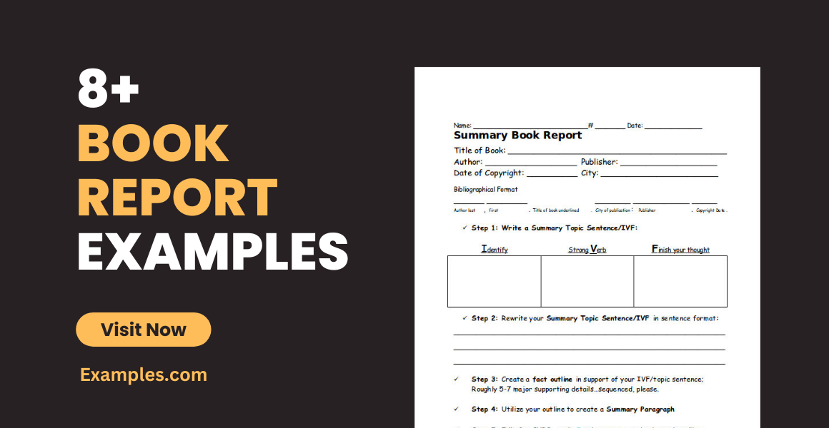 Book Report Examples