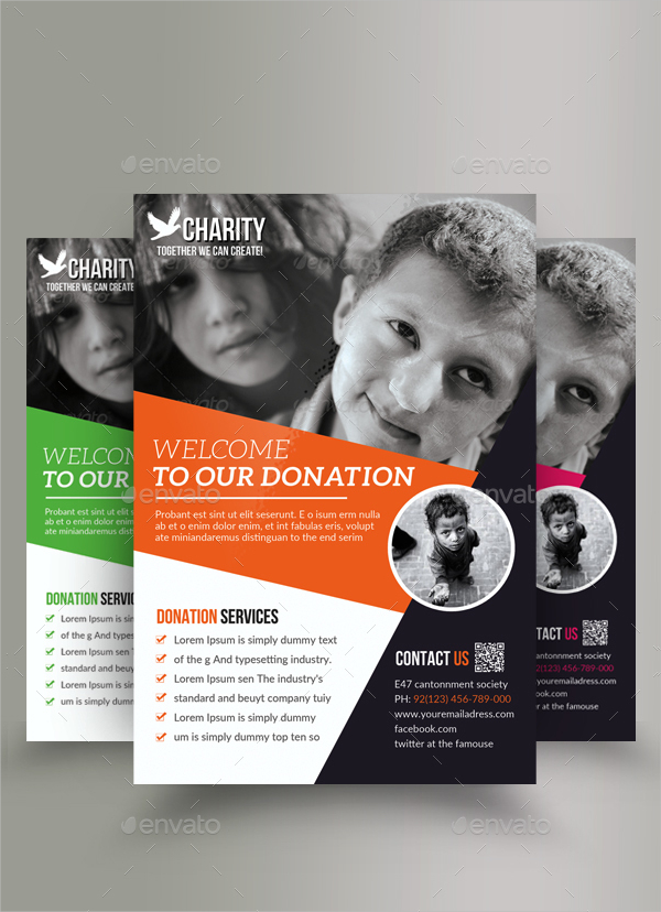 Charity and Donation Flyer Bundle