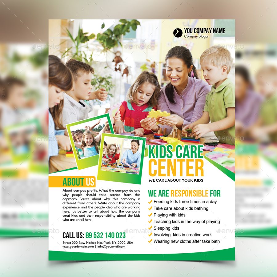 Child Care Flyer - 16+ Examples, Format, Pdf | Examples