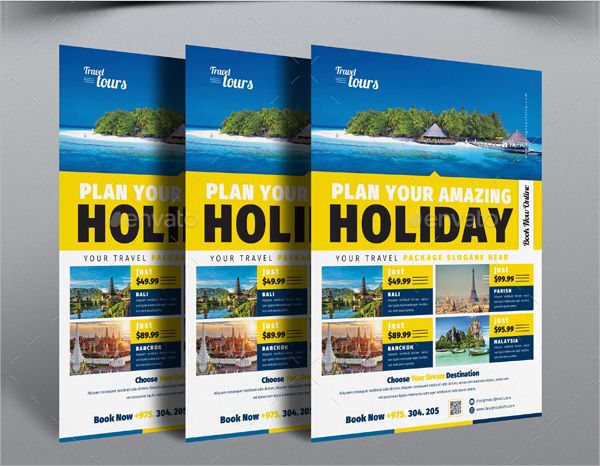 flyer for holiday travel