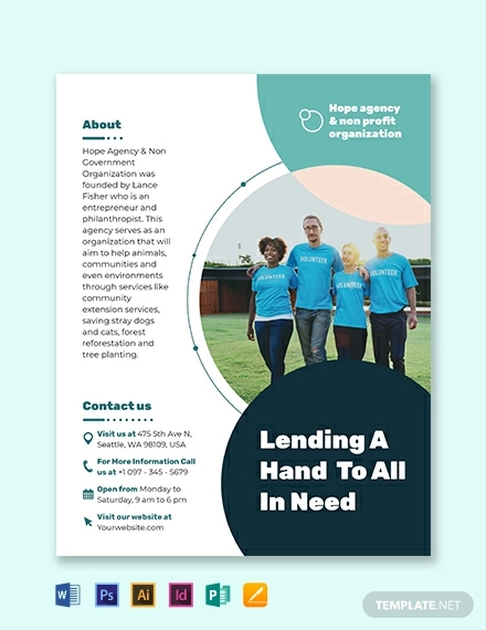 Donation Flyer Donation Template Donation (Instant Download)