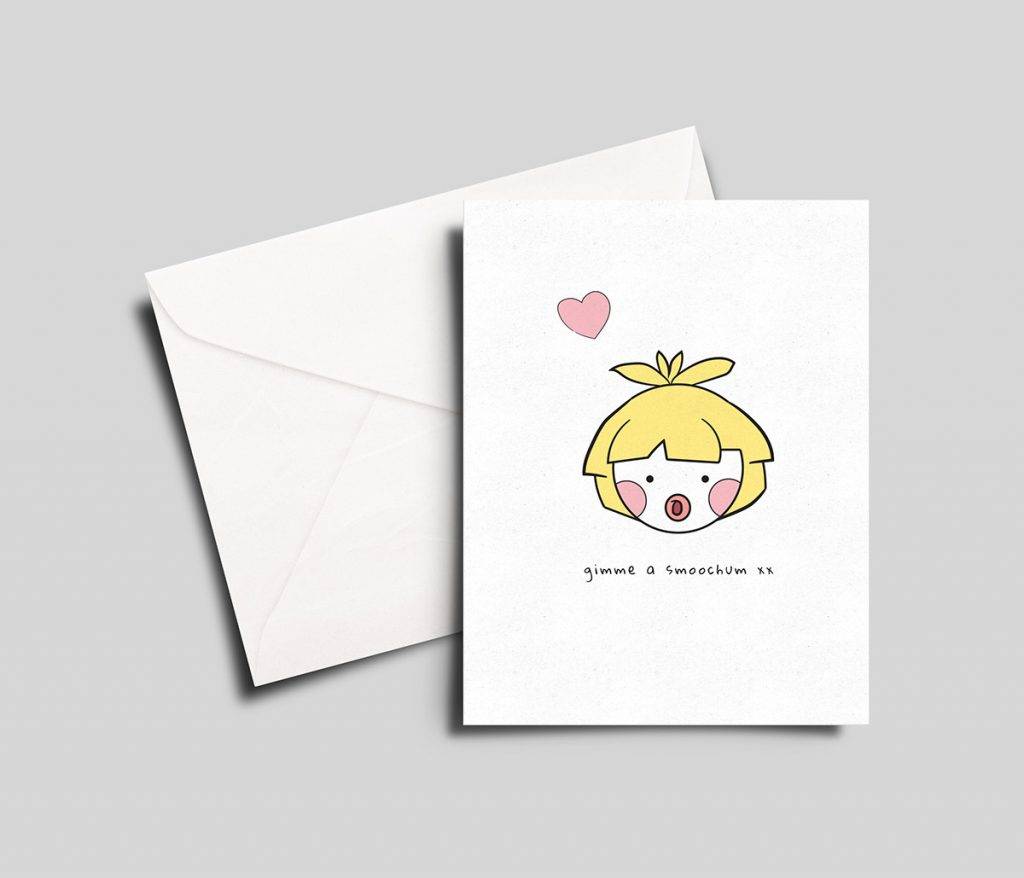 gimme a smoochum pokémon greeting card