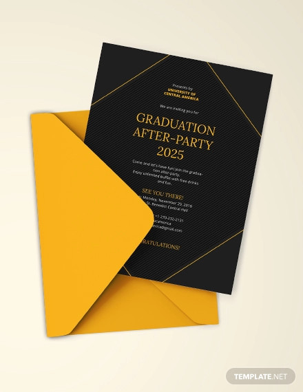 graduation invitations word templates