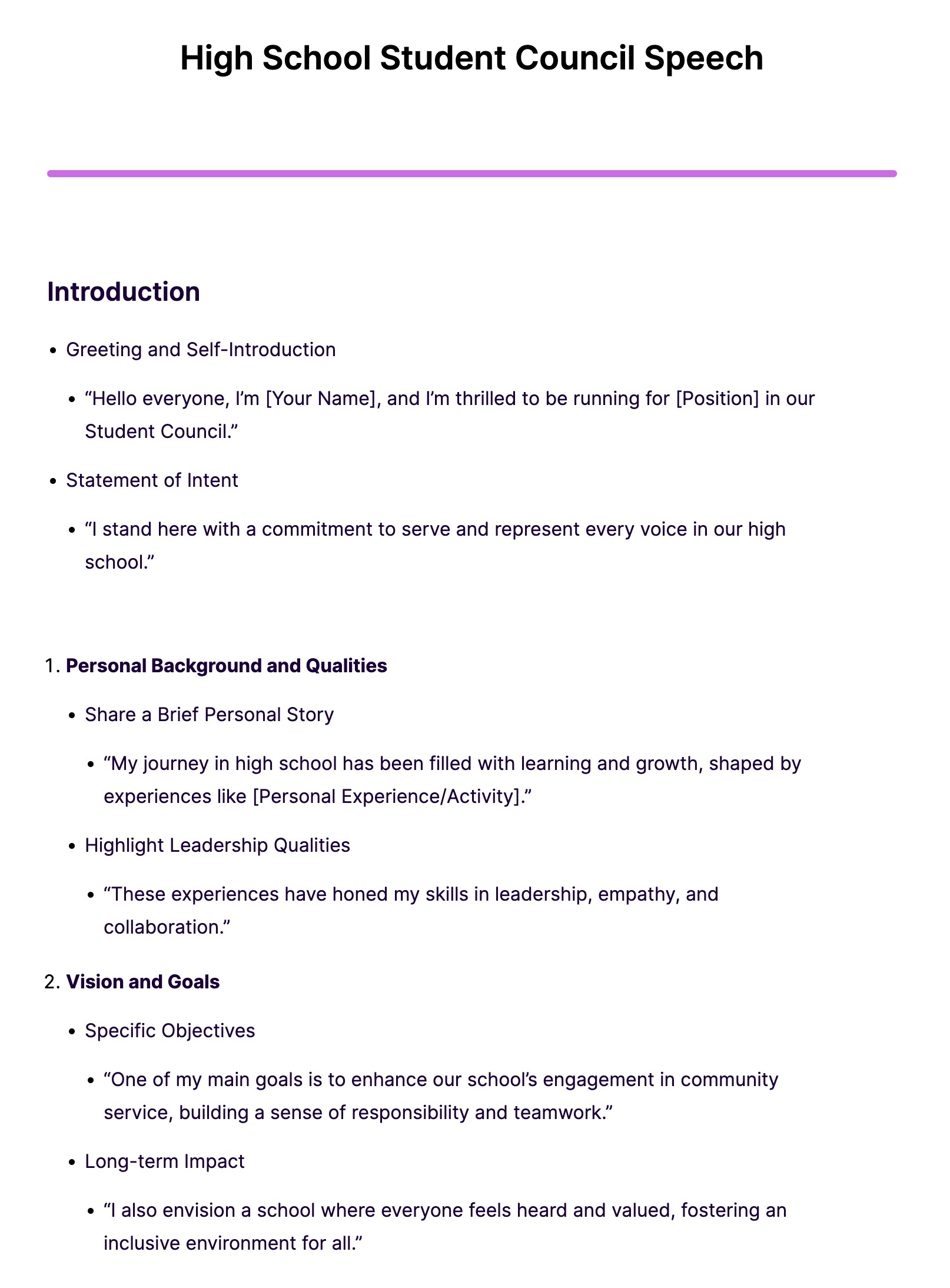 Student Council Vp Speeches 133 Student Council Speech Examples Page 6
