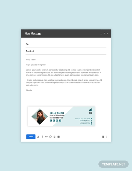 Download FREE 16+ Professional Email Signature Examples in PSD | HTML | Examples