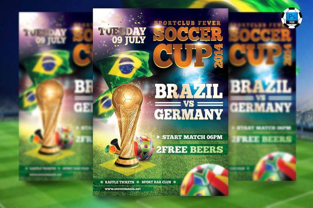 soccer cup flyer template1