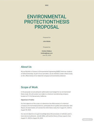 thesis proposal template