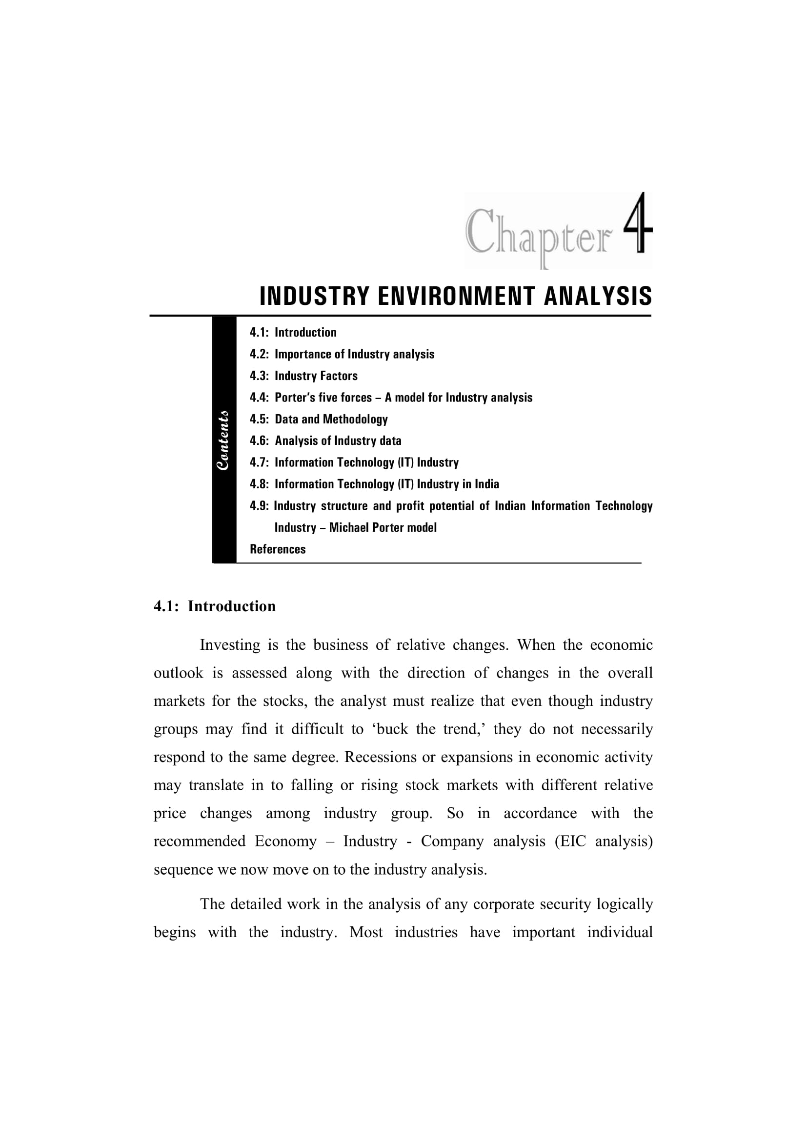 environmental and industry analysis in business plan