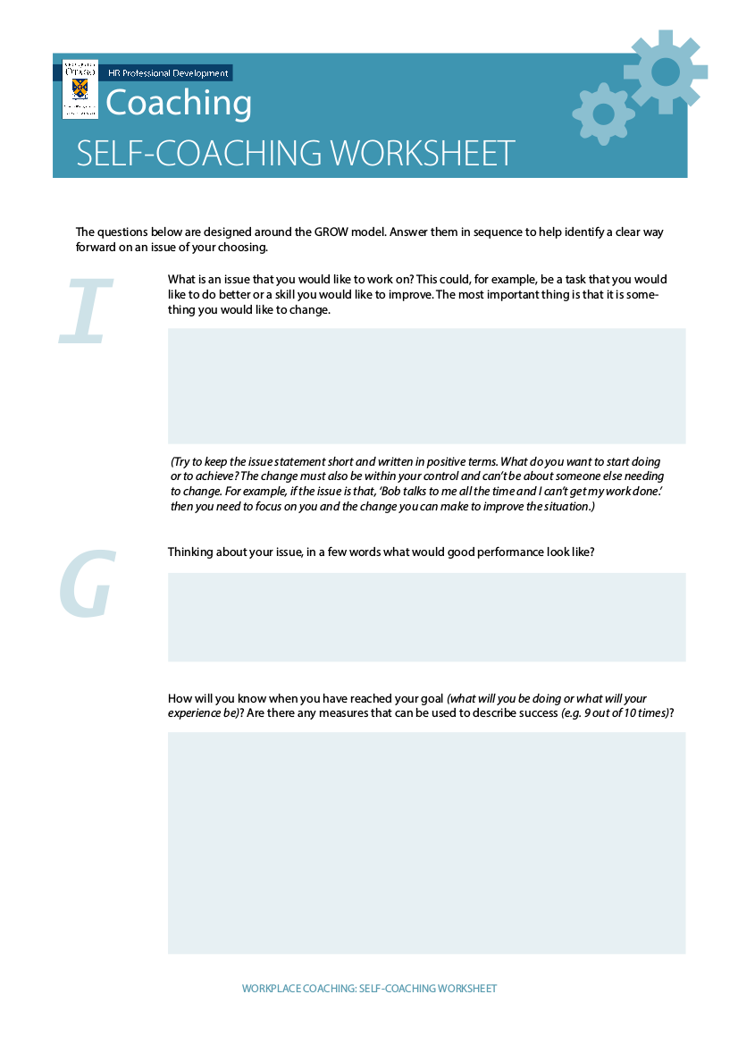 Coaching Worksheet - 10+ Examples, Format, Pdf | Examples