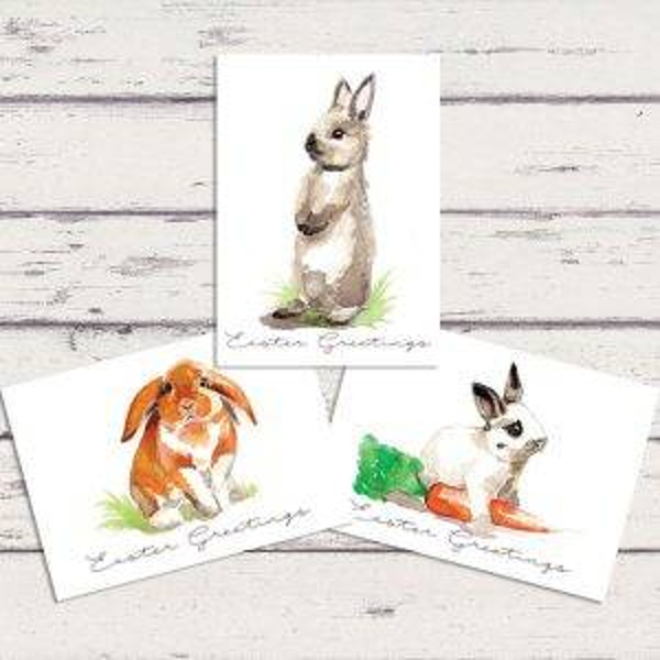 3 easter greeting cards