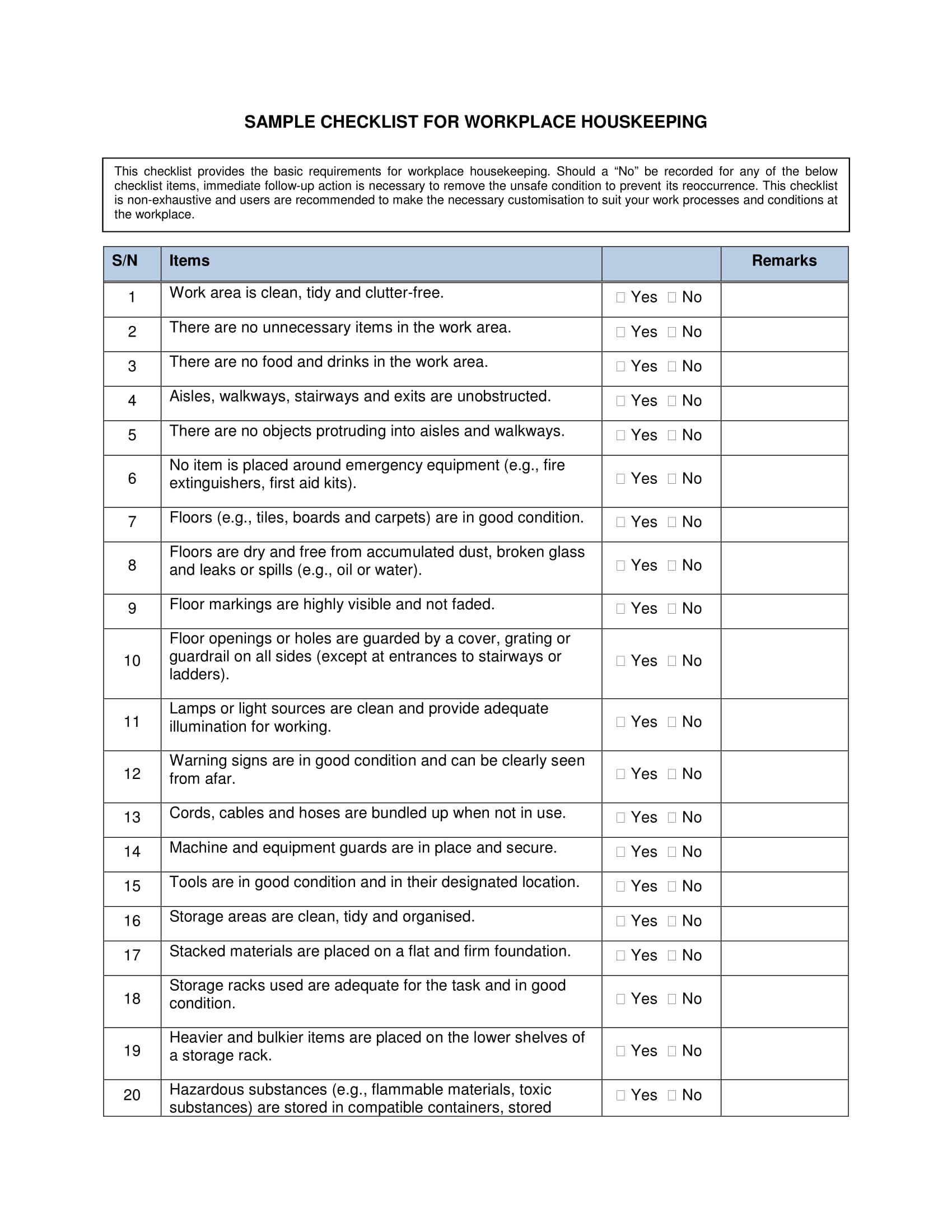 Checklist Examples Pdf Examples