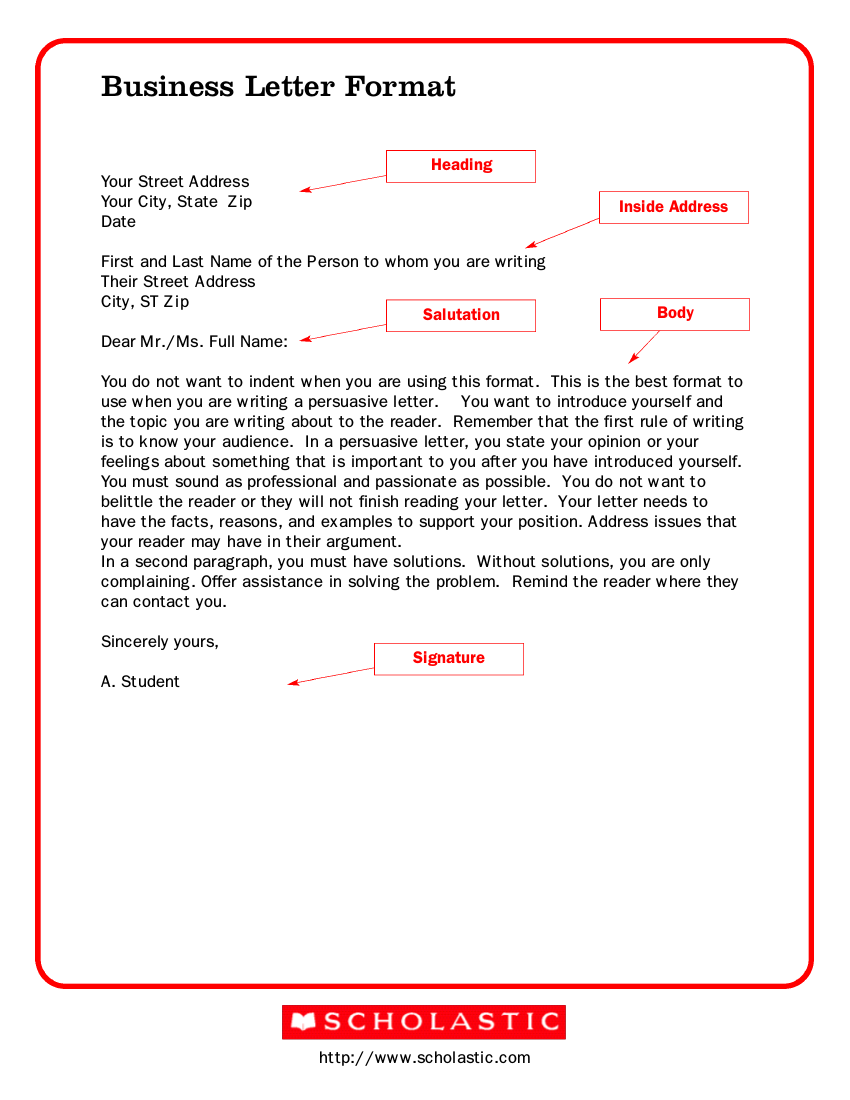 Formal Letter Writing Examples 7 In PDF Examples
