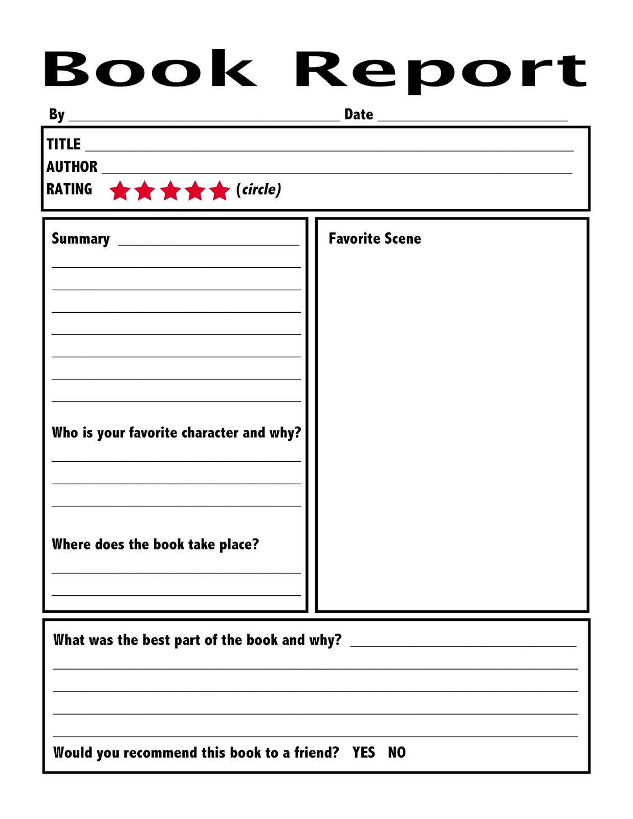 Template On How To Write A Report