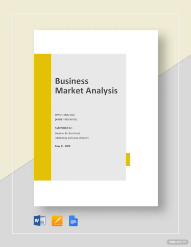 business market analysis template