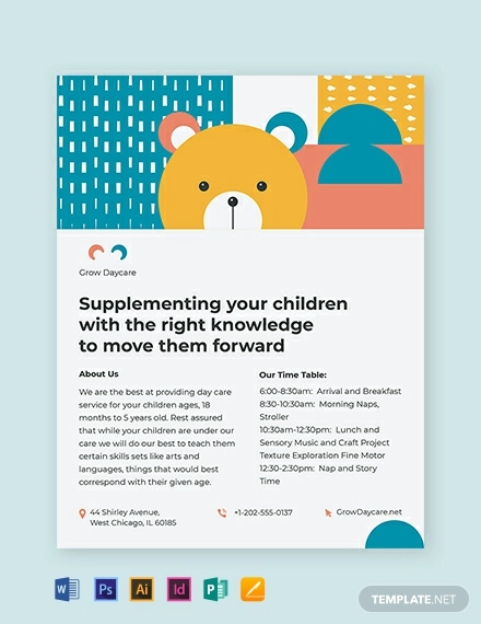 babysitting flyer templates for microsoft word