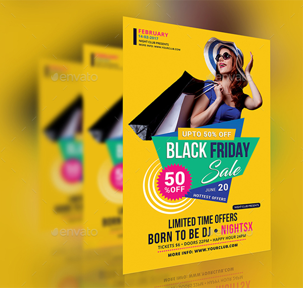 Colorful Black Friday Sale Flyer