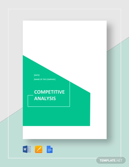 12+ Competitor Analysis Templates - Word, PDF Format Download