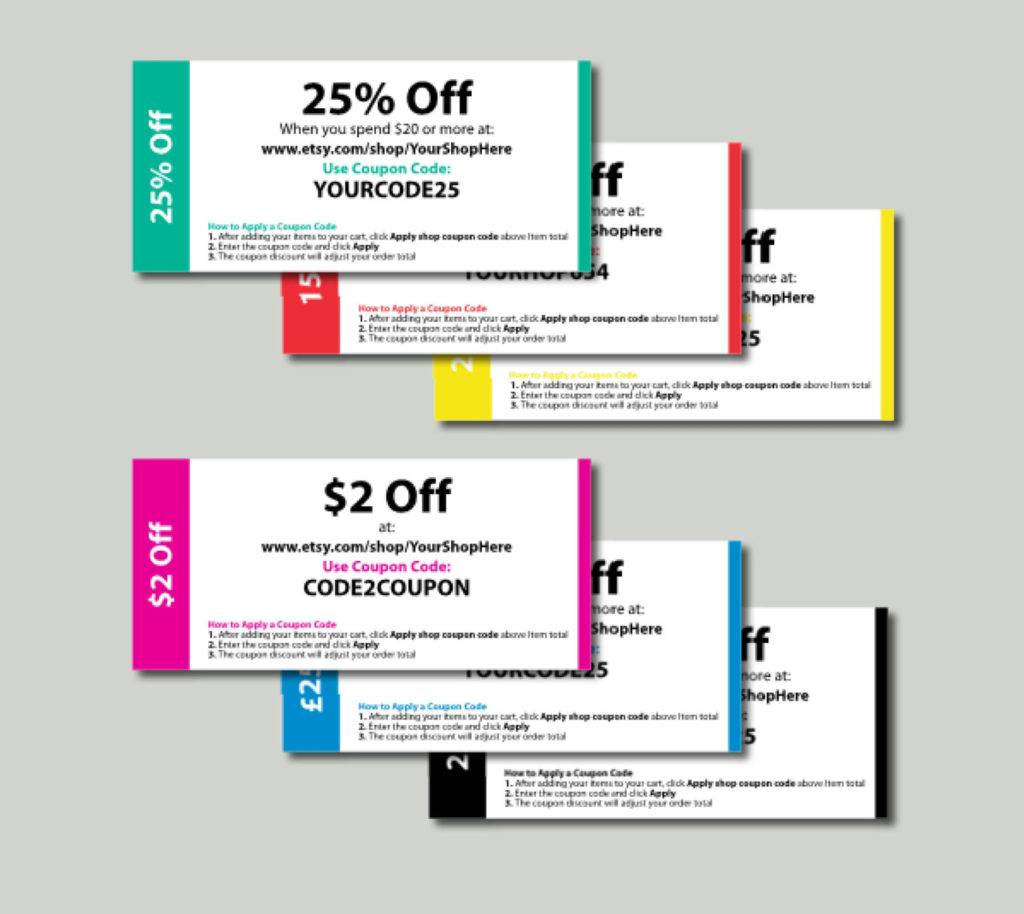 Editable Voucher or Coupon Template