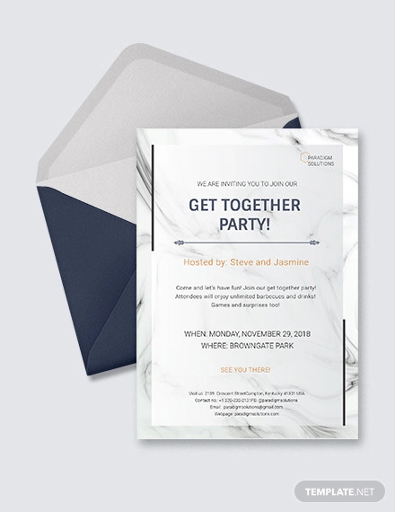 get together invitation example