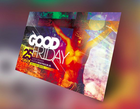 good friday flyer designs examples