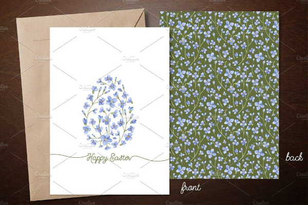 happy easter cards watercolor