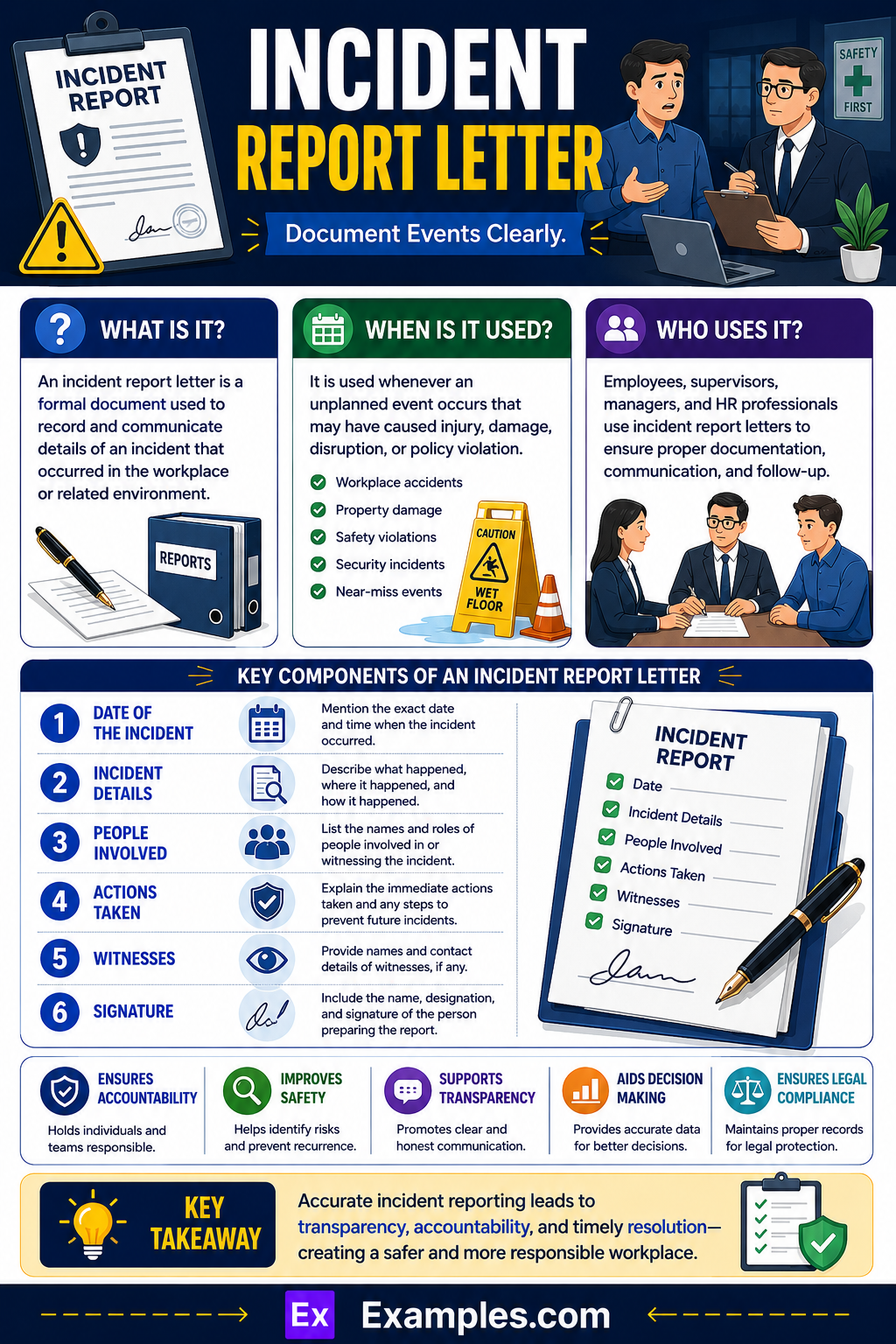 12+ Incident Report Letter Examples to Download