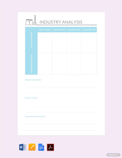 industry analysis template
