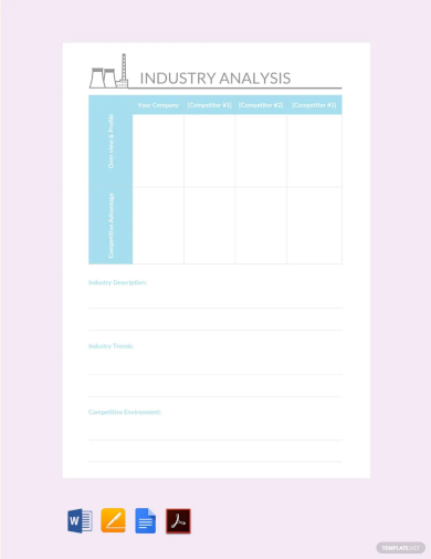 Industry Analysis Template