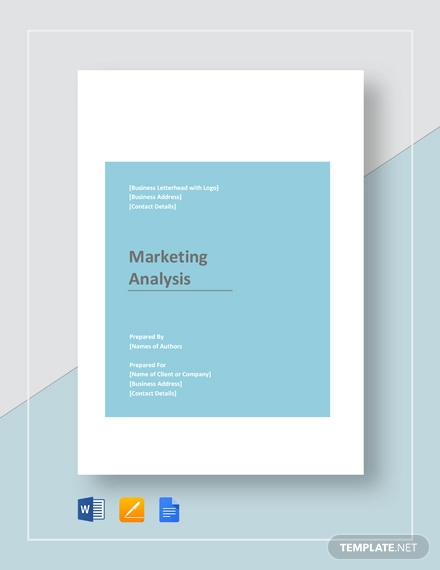 Marketing Analysis Example