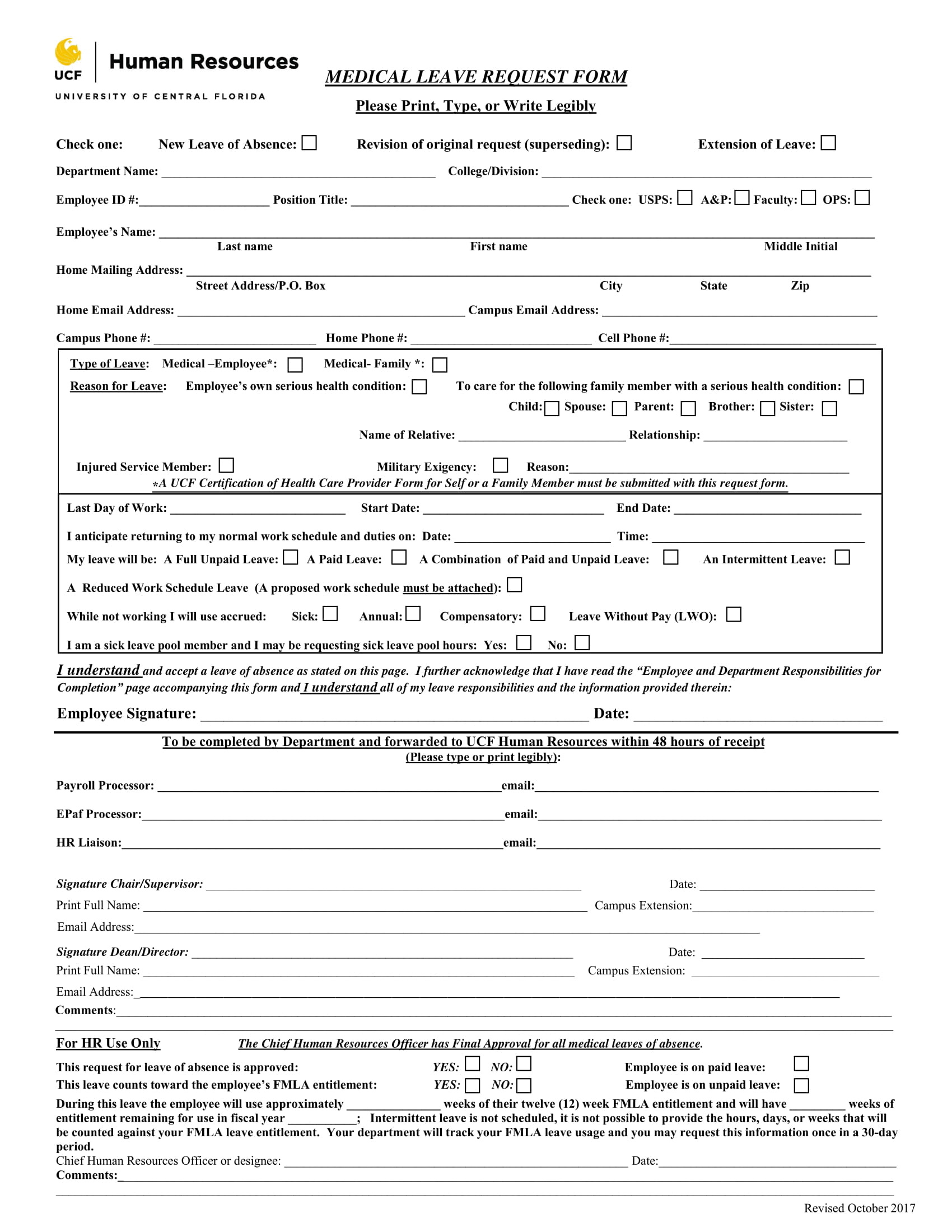 Leave Request Form 9 Examples Format Pdf 7416