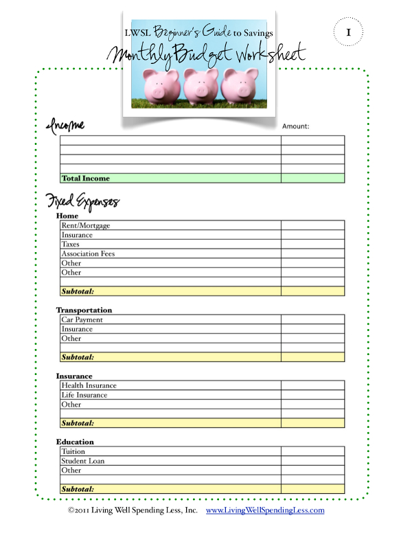Budget Sheet Examples Format Pdf Examples