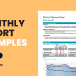 Monthly Report Examples