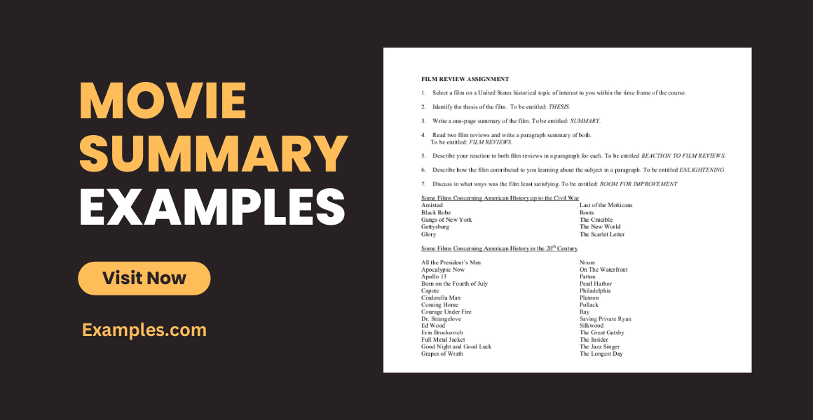 movie summary examples