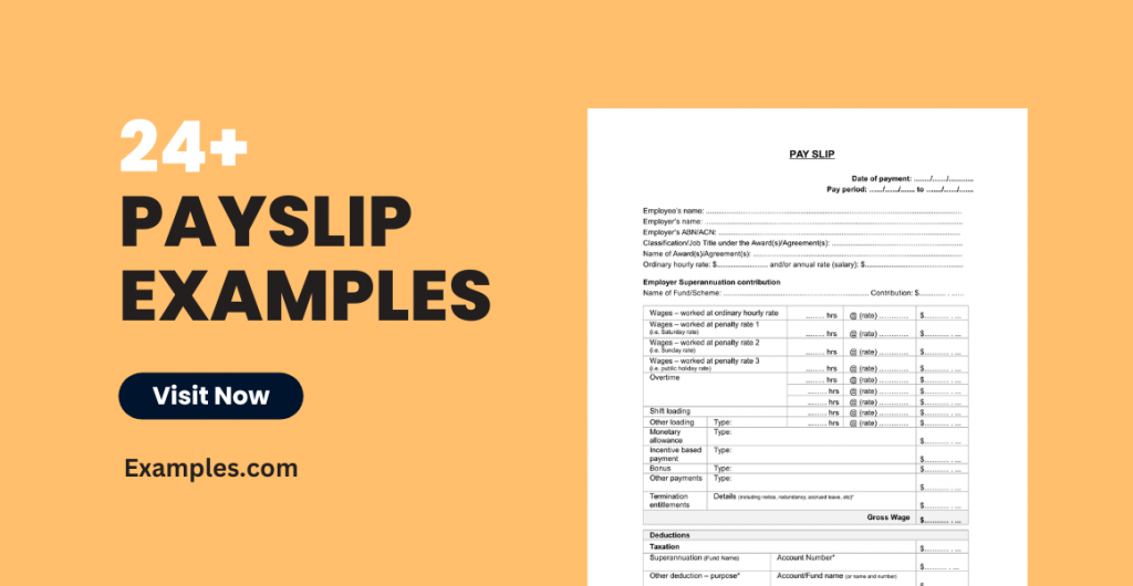 Payslip and Examples