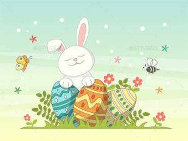Playful Easter Greeting Card