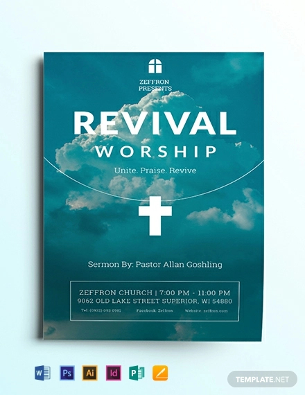 sample revival flyers